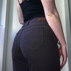 Lee High Waisted Brown Jeans